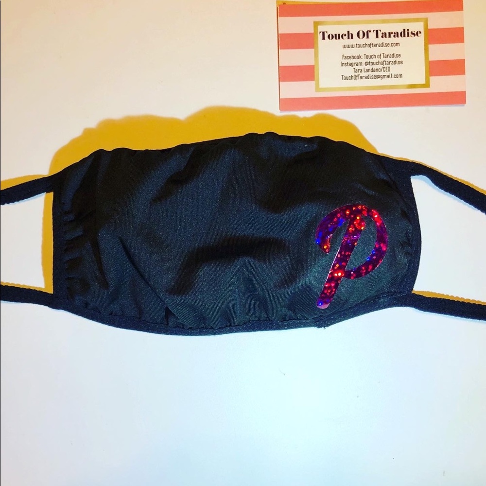 Monogram Initial Face Mask - Picture 10 of 11
